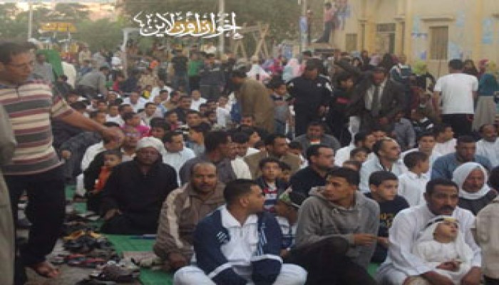 الآلاف من أبناء البحيرة يخرجون لصلاة عيد الأضحى في الخلاء
