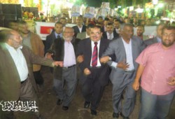 3000 مؤيد لـ"جاد الله" في مسيرة بالمطرية