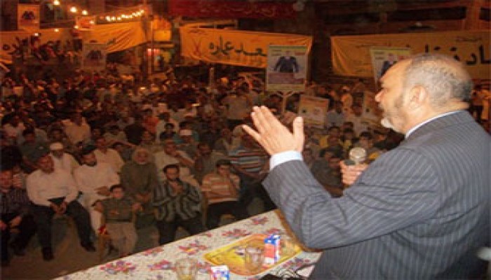 مسيرات ومؤتمرات حاشدة لمرشحي الإخوان بدمياط