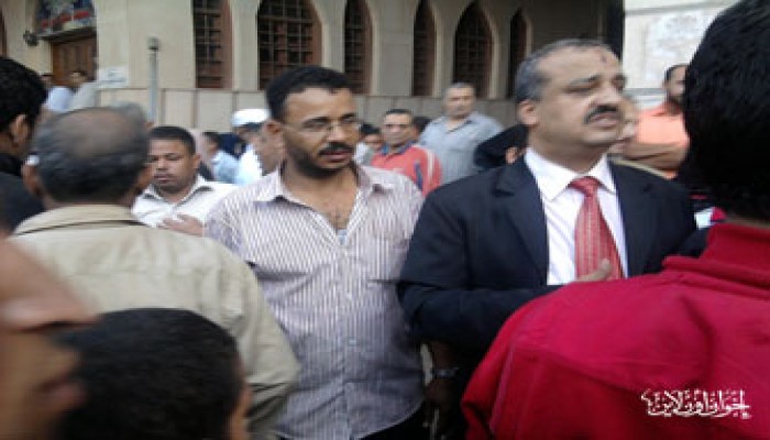 د. البلتاجي يتقدم مشيعي جنازة قتيل الإجرام الأمني