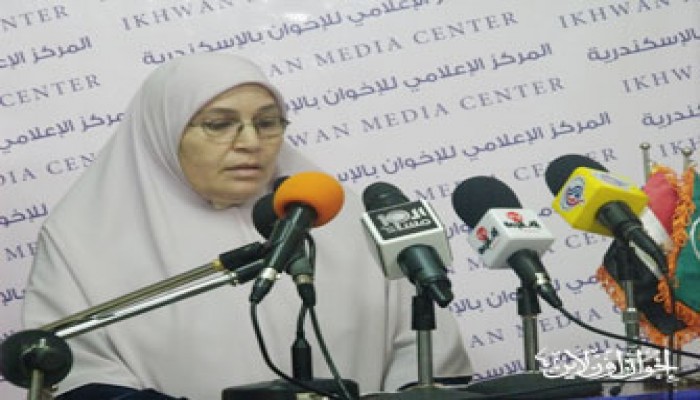 إرهاب أمني لمرشحة الإخوان بالإسكندرية!