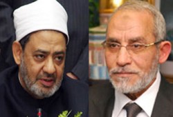 المرشد العام يهنئ الإمام الأكبر بسلامة العودة