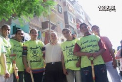 نائبا "مينا البصل" يدشنان حملة لتنظيف الشوارع