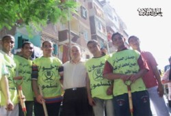 نائبا "مينا البصل" يدشنان حملة لتنظيف الشوارع