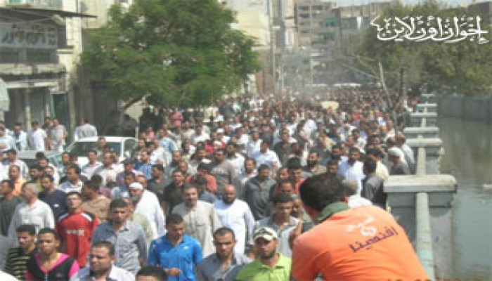 المرشد العام يتقدَّم جنازة مهيبة للنائب مصطفى عوض الله