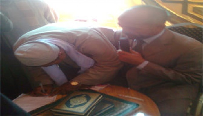 النائب محمود حلمي ينهي خصومة ثأرية