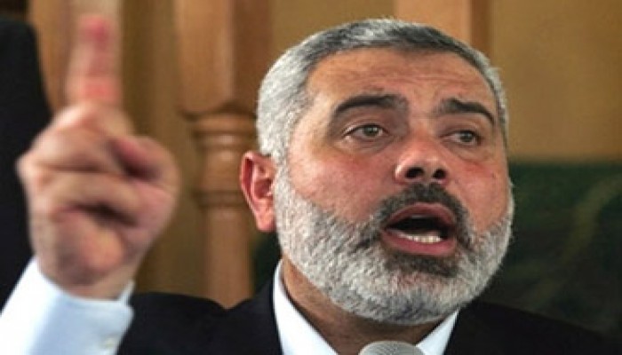 هنية يحذِّر العرب من استئناف المفاوضات المباشرة