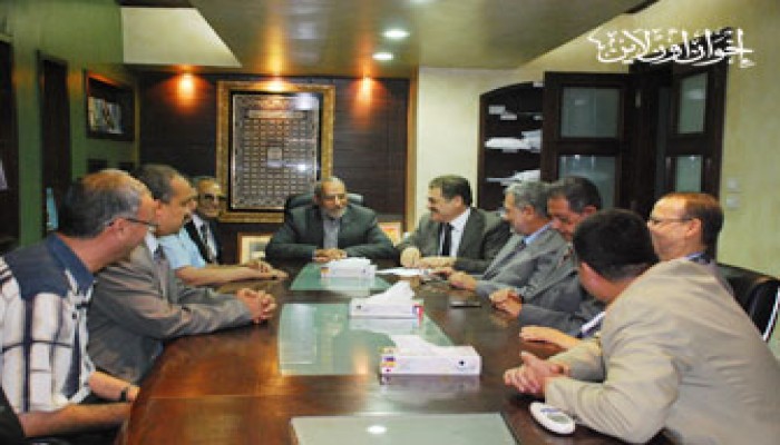 المرشد العام يستقبل رئيس حزب الوفد