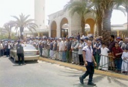 اعتصام قافلة "الأنصار 1" الأردنية لكسر حصار غزة