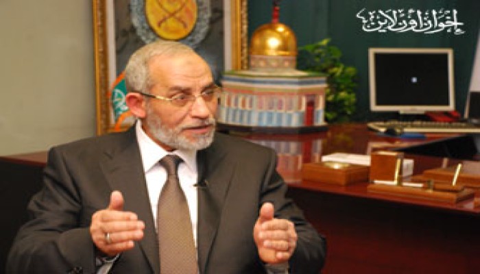 المرشد العام يدعو الأمة للتصدي للتزوير والمزورين