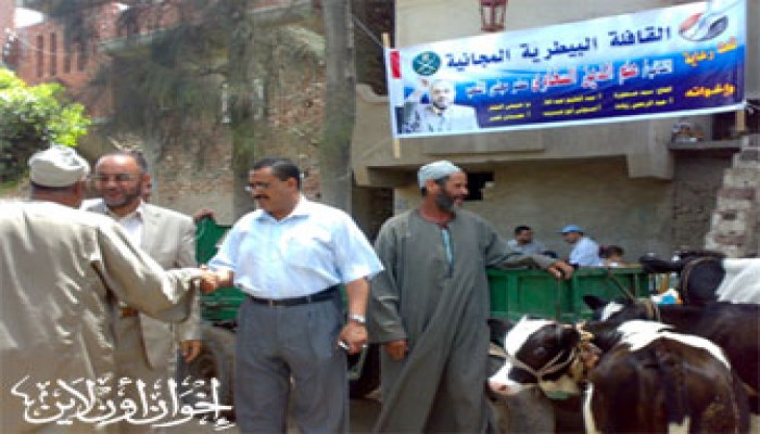 قافلتان بيطريتان لنائب بسيون