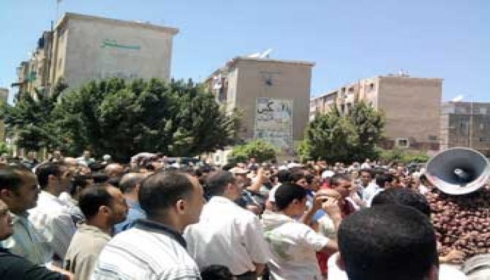 مظاهرات حاشدة بالبحيرة تطالب بفك الحصار عن غزة