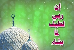 إن ربي لطيف لما يشاء