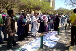الأمن يمنع معرضًا عن الطوارئ بجامعة عين شمس