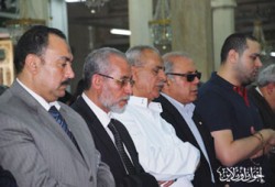 المرشد العام يشارك في عزاء المستشار الرفاعي