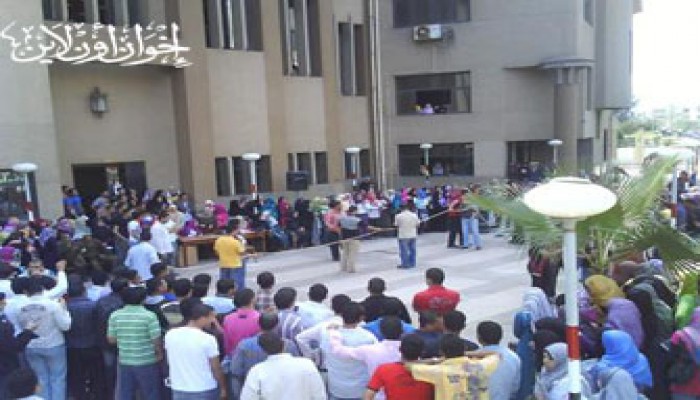 جامعة المنصورة.. موجة غضب في يوم "الحريات"!!