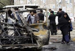تفجير قرب السفارة المصرية ببغداد