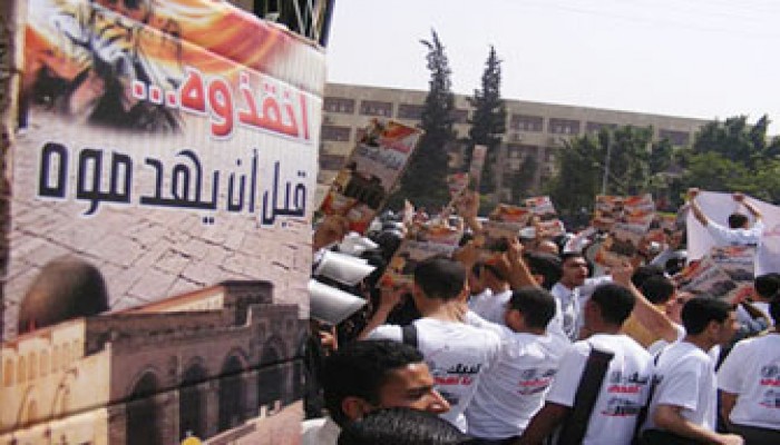 11 ألف طالب يناصرون الأقصى في بورسعيد