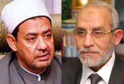 المرشد العام يهنئ د. الطيب باختياره شيخًا للأزهر