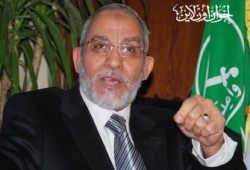 المرشد العام يطالب بحشد كل الجهود لتحرير فلسطين