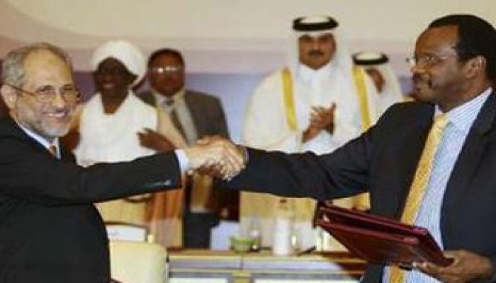 الحكومة السودانية توقِّع اتفاقًا مع حركة دارفورية