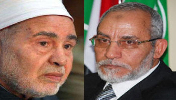 المرشد العام يحتسب عند الله شيخ الأزهر