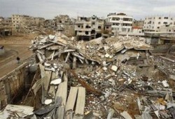 غزة تبدأ بناء المنازل التي دمَّرها العدوان