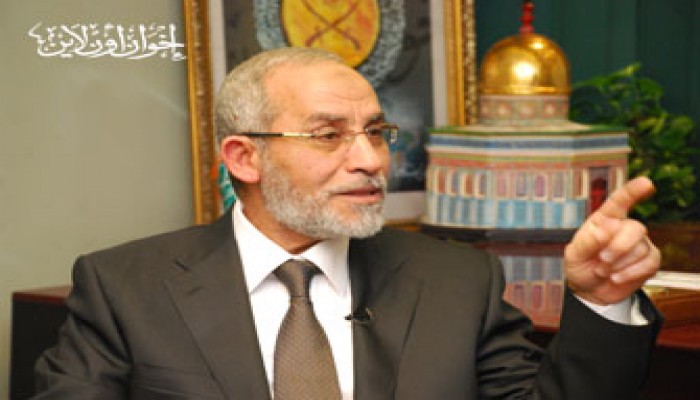 المرشد العام يدلي بحديث شامل لوكالة (رويترز)