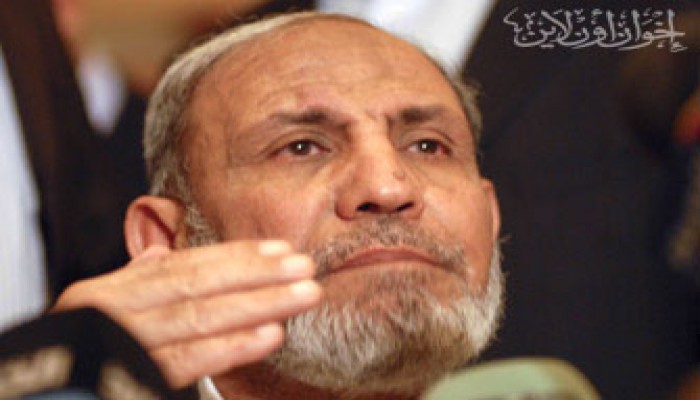 الزهار في مصر غدًا لمتابعة ملف المصالحة