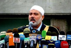 هنية يدعو لبذل المزيد من أجل إعادة إعمار غزة