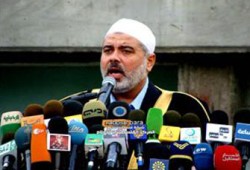 هنية يدعو لبذل المزيد من أجل إعادة إعمار غزة