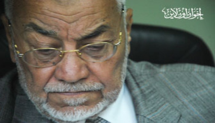 المرشد العام يواسي جول وأردوغان في ضحايا الفيضانات