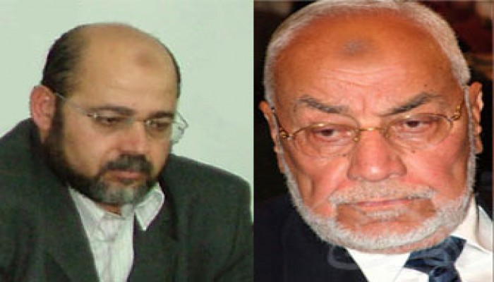 المرشد العام وإخوانه يعزون أبو مرزوق في والدته