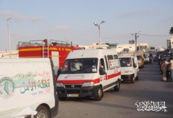 قافلة "الأمل" تعود إلى العريش بعد منع دخولها غزة