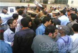 الحرس الجامعي يطارد طلاب الزقازيق بسبب دعم غزة