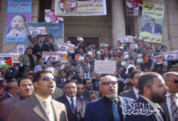 مظاهرة حاشدة للمحامين في مصر