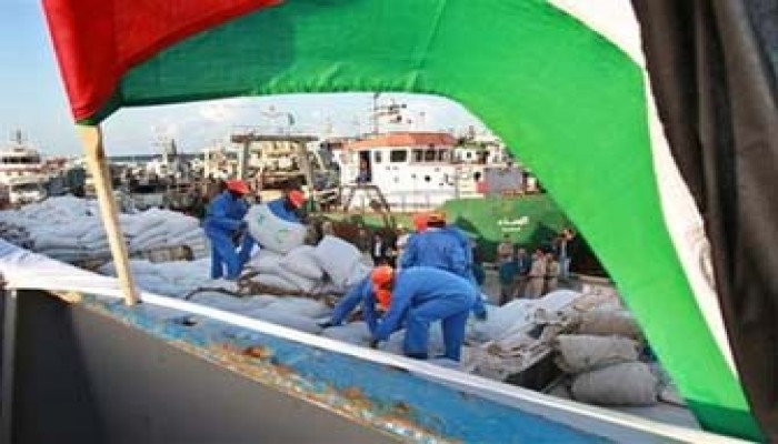 البحرية الصهيونية تعترض سفينة "المروة" الليبية قبالة شواطئ غزة