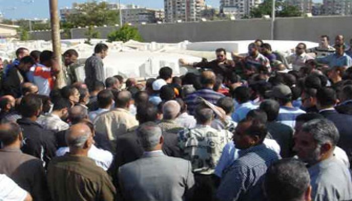 جنازة مهيبة للحاج علي الغباري ببورسعيد