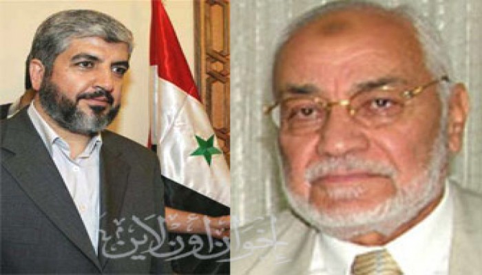 المرشد العام يُعزي خالد مشعل في وفاة خاله