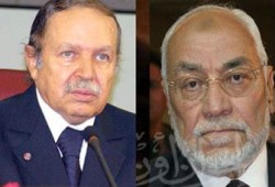 المرشد العام يواسي الرئيس الجزائري ورئيس حركة السلم في قتلى الفيضانات