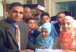 مجدي عاشور يكرم المتفوقين من أبناء المرج