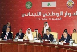 مصر تشارك بوفد سري في مباحثات الدوحة بين اللبنانيين