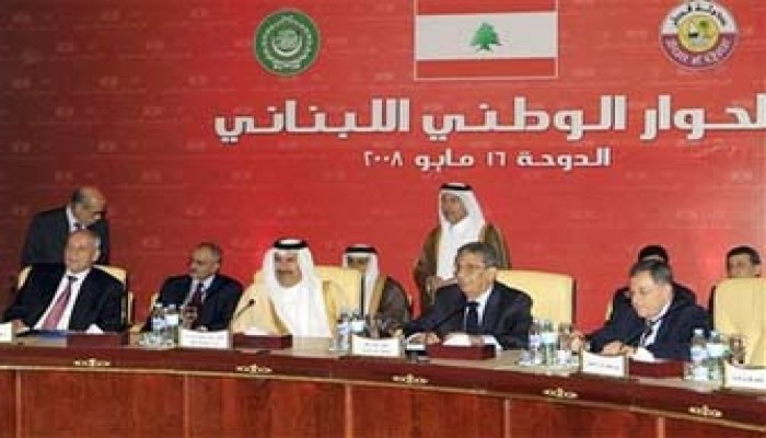 مصر تشارك بوفد سري في مباحثات الدوحة بين اللبنانيين