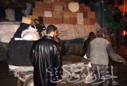 تحرك شاحنات الإغاثة الإنسانية إلى معبر رفح بعد احتجازها 3 أيام