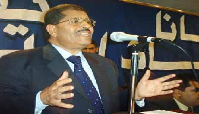 د. مرسي يطالب الشعوب العربية بتقديم العون الإغاثي الفوري لقطاع غزة