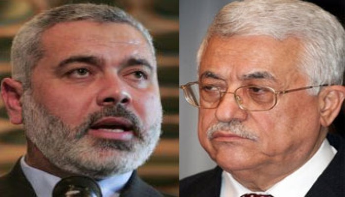 هنية وعباس يدينان العدوان الصهيوني ويدعمان التهدئة الداخلية