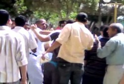 عميد هندسة حلوان يضرب طالبًا ويُمزِّق قميصه