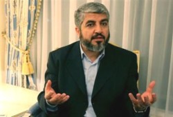 مشعل يطالب المجتمع الدولي بدعم الدولة الفلسطينية والمقاومة تقصف الكيان