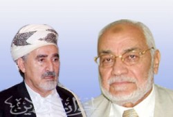 المرشد العام يهنئ الشيخ الأحمر بإعادة انتخابه رئيسًا للتجمع الوطني للإصلاح