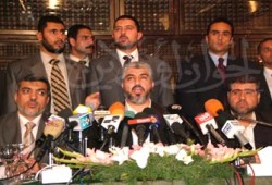 مشعل يطالب المجتمع الدولي وأمريكا بكسر الحصار عن الشعب الفلسطيني